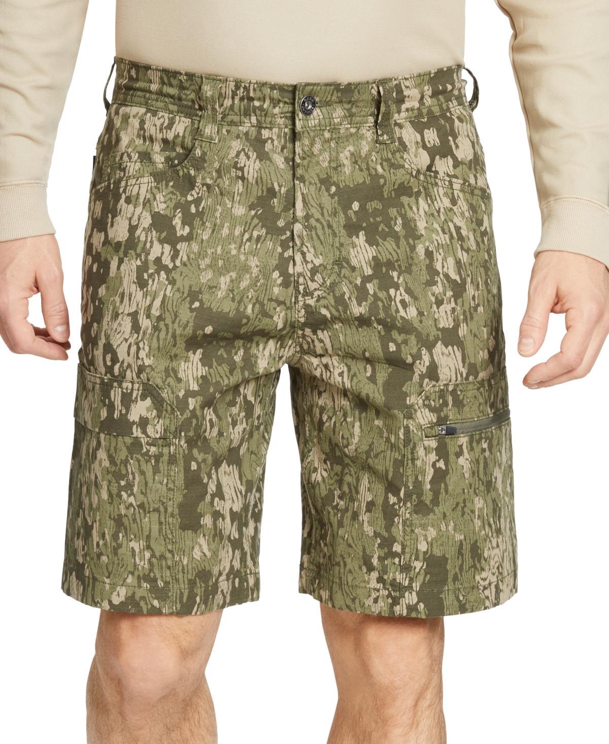 Bass Outdoor Mens Pro-Cargo Ripstop Printed 9-3/8 Cargo Shorts Product Image