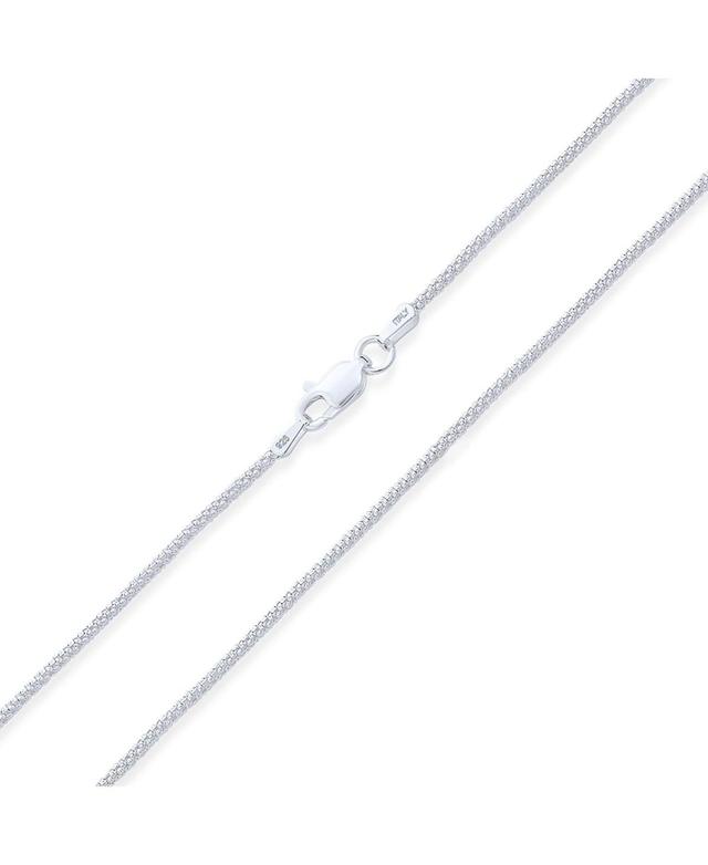 Bling Jewelry Slender 3mm Bali Style .925 Sterling Silver Caviar Coreana Popcorn Chain Necklace for Women Product Image