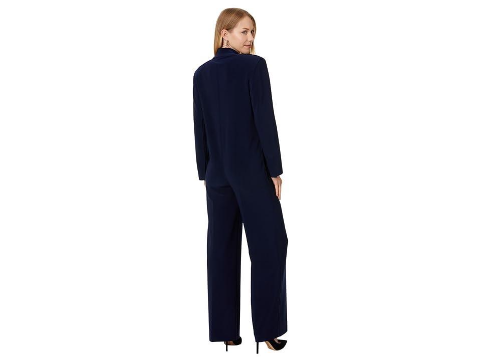 Norma Kamali Double Breasted Straight Leg Jumpsuit (True ) Women's Dress Pants Product Image