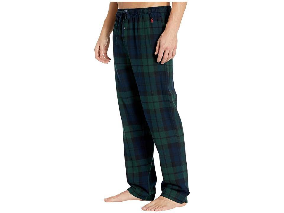 Polo Ralph Lauren Black Watch Plaid Flannel Pajama Pants Product Image