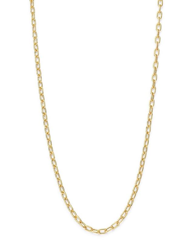 Zoe Chicco 14K Yellow Gold Heavy Metal Oval Link Chain Necklace, 16 Product Image