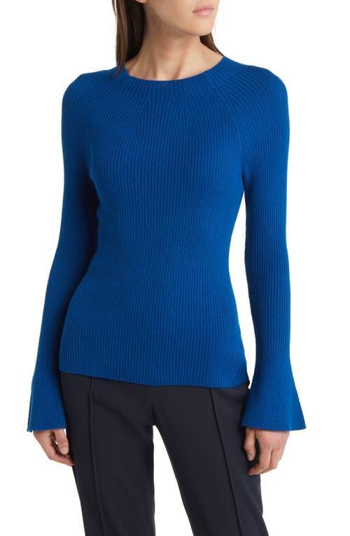 Womens Mercer Ribbed Boat neck Sweater Product Image