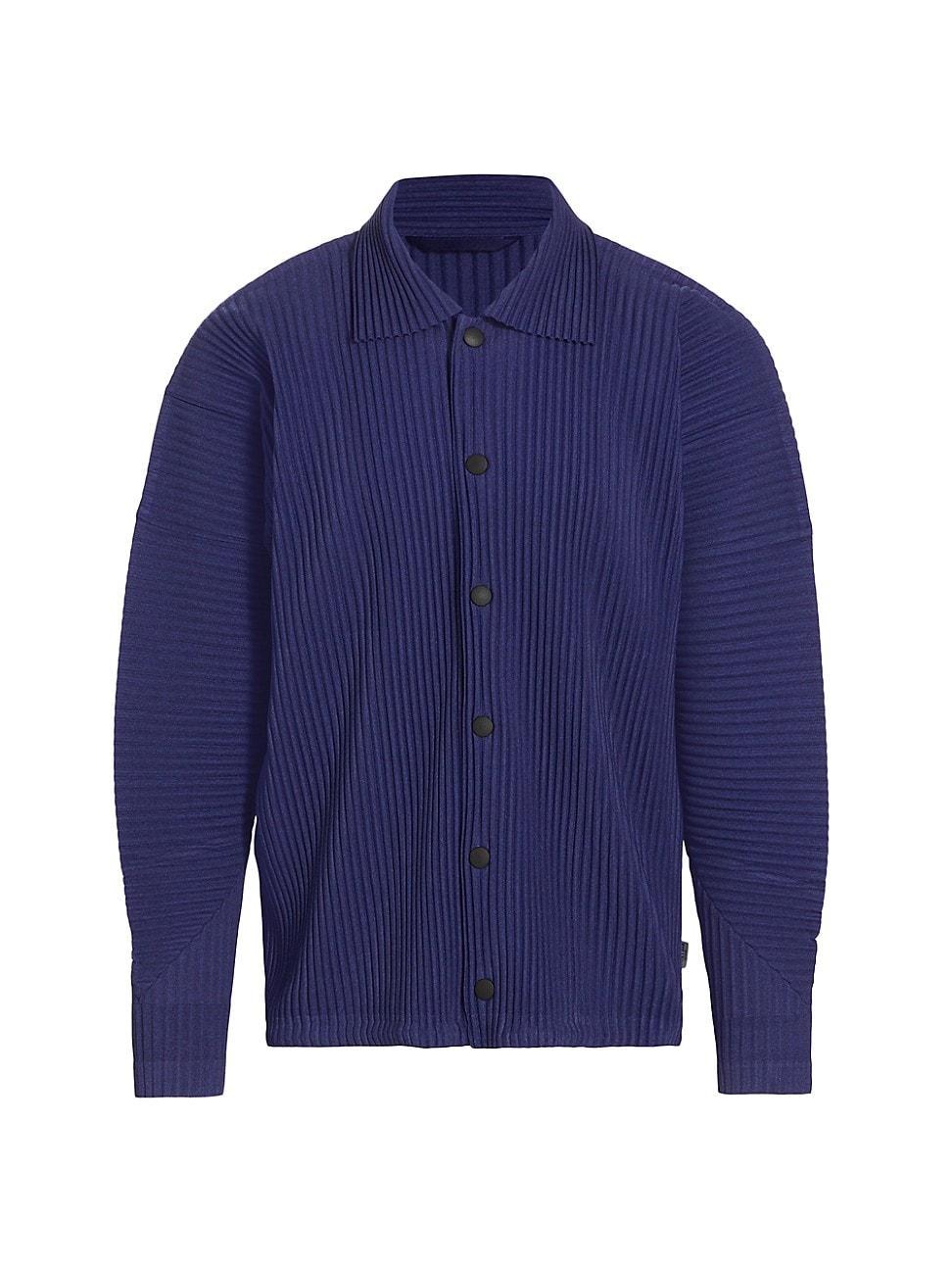 Mens Heather Pleated Jacket Product Image