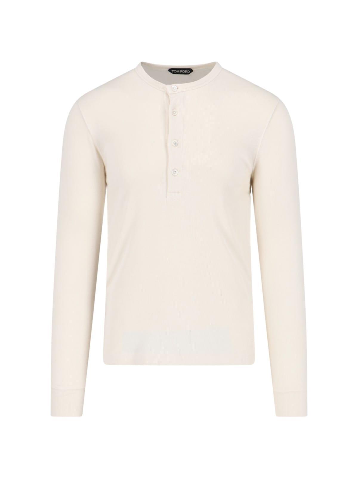 TOM FORD Serafino Sweater In White Product Image