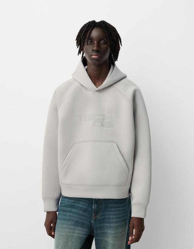 Cropped technical hoodie Product Image