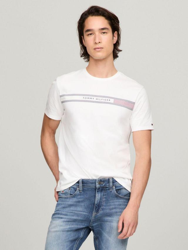 Tommy Hilfiger Men's Tommy Stripe Graphic T-Shirt Product Image