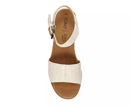 Toms Womens Diana Textile Platform Rope Wedge Sandals Product Image