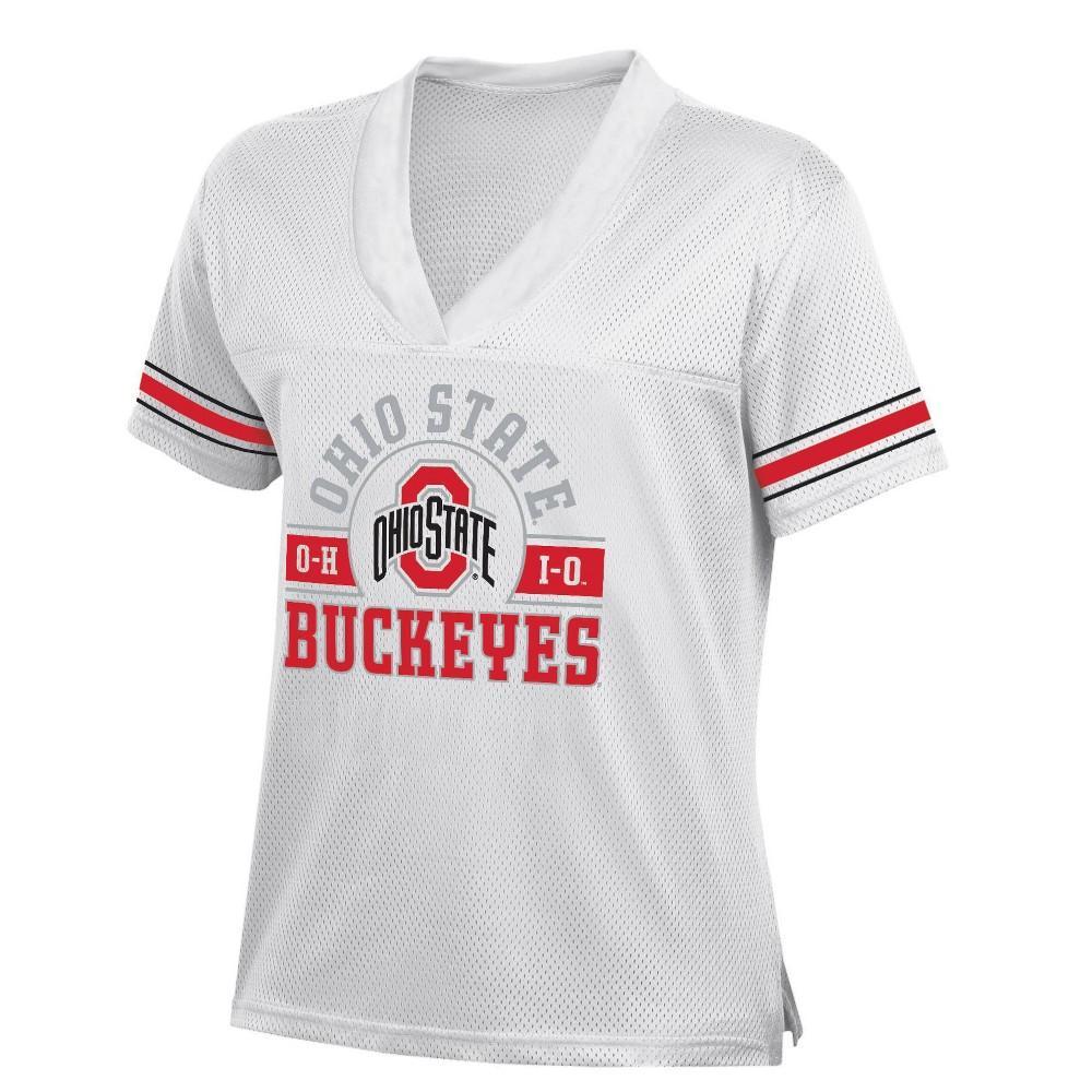 NCAA Ohio State Buckeyes Womens White Jersey Product Image