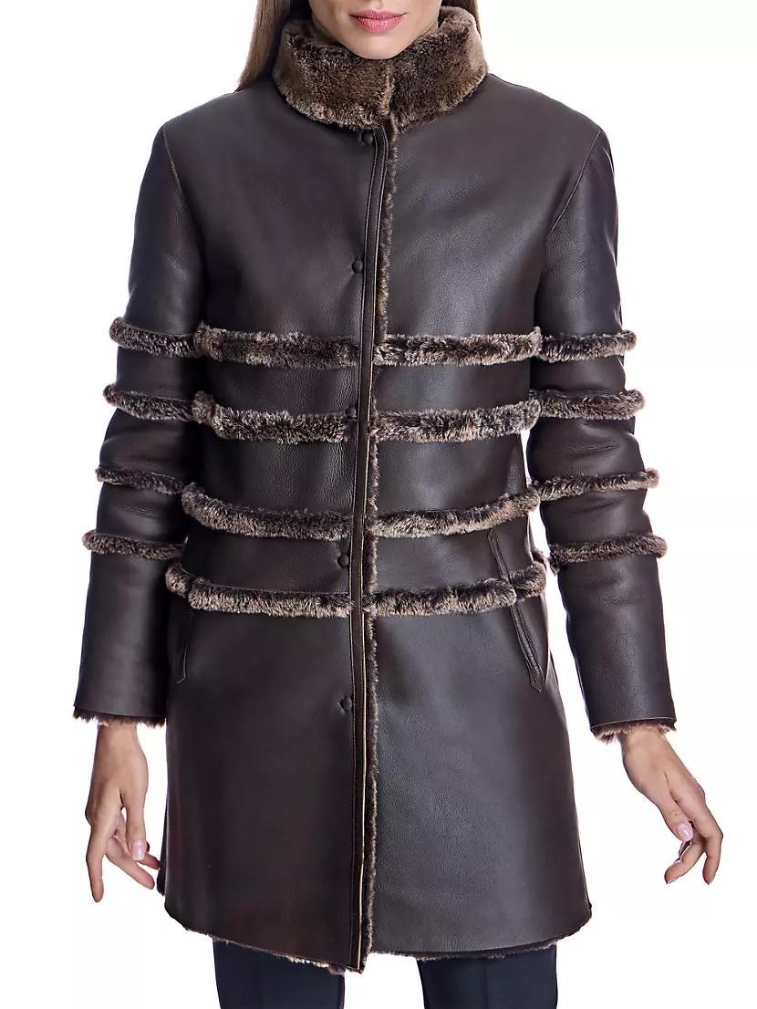 Dyed Shearling Reversible Coat Product Image