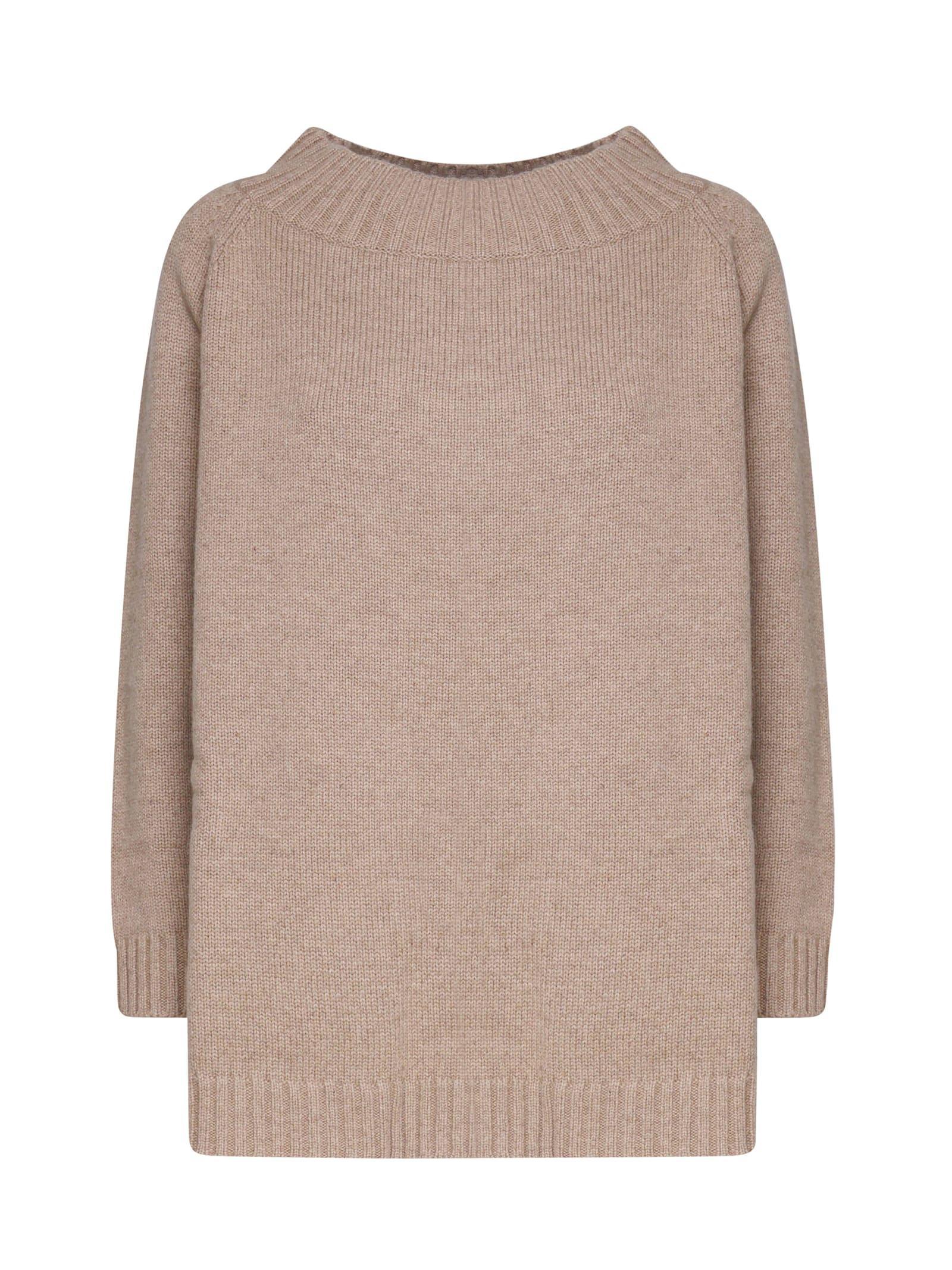 Radames Knitted Jumper In Brown Product Image