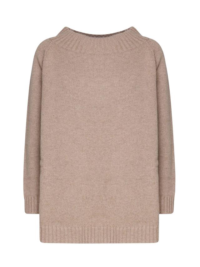 Radames Knitted Jumper In Brown Product Image