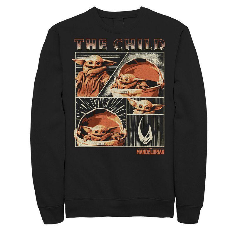 Mens Star Wars The Mandalorian The Child Collage Sweatshirt Product Image