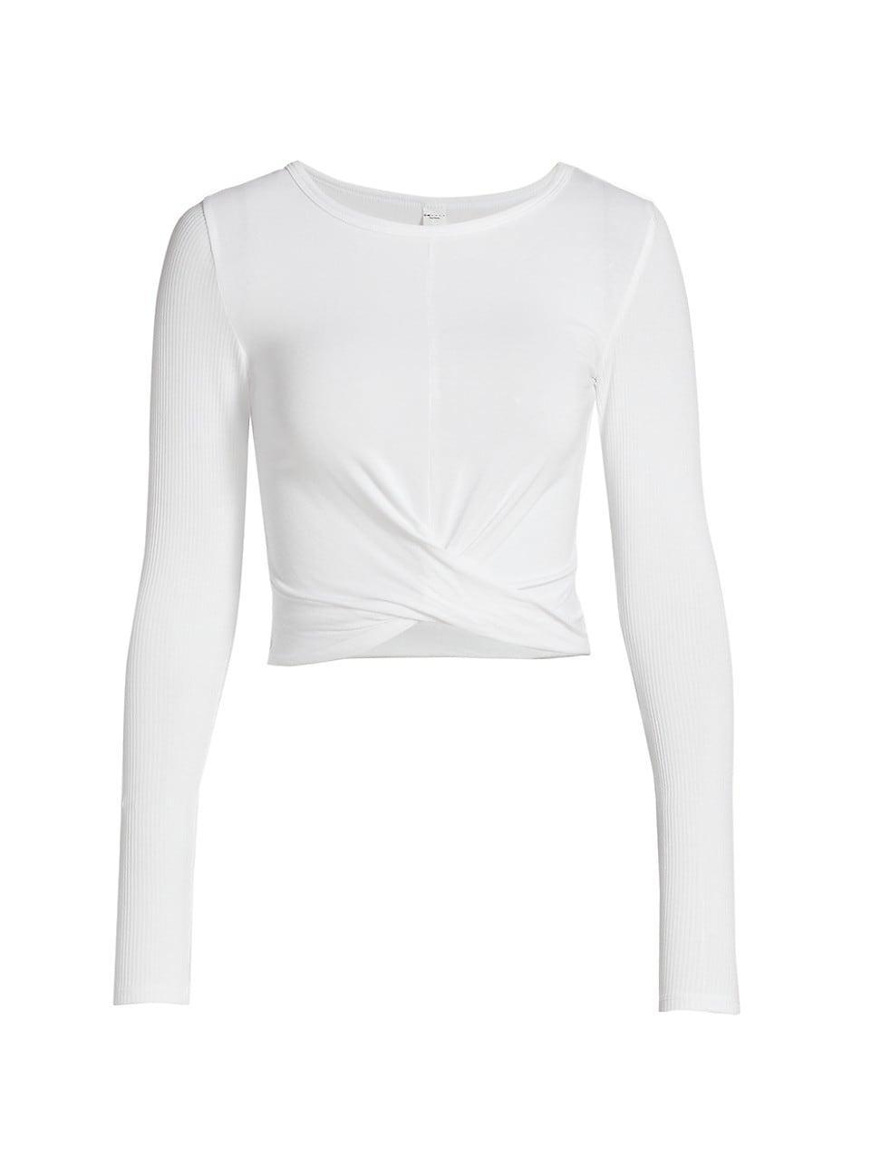 Cover Long Sleeve Top - White Product Image