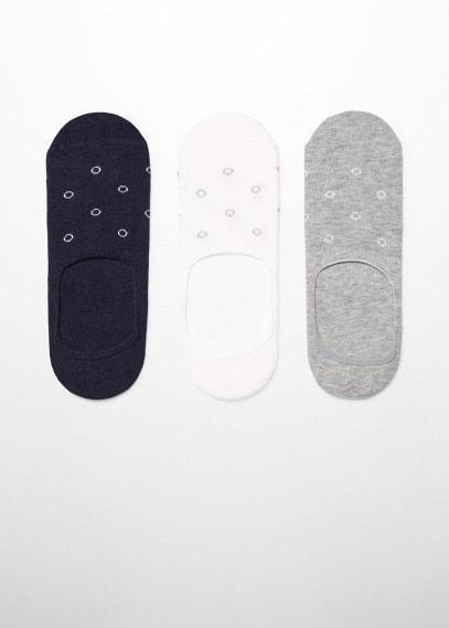 MANGO MAN - 3-pack of polka-dot print socks dark navyMen Product Image