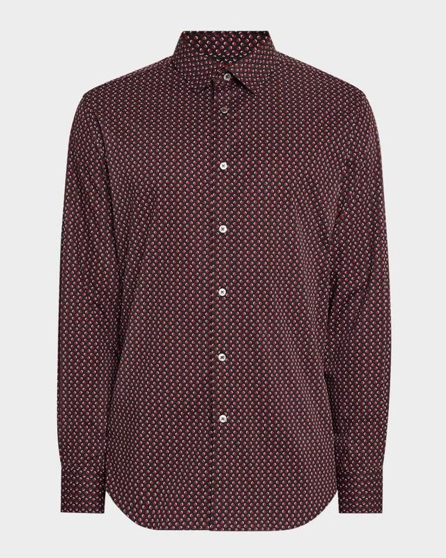 Men's Julian Dot-Print Sport Shirt Product Image