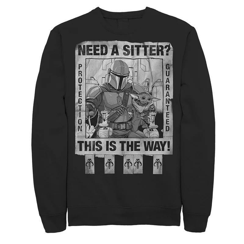 Mens Star Wars Protection Guarenteed Text Sweatshirt Product Image