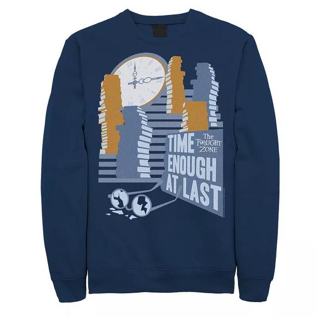 Mens The Twilight Zone Time Enough At Last Sweatshirt Blue Product Image