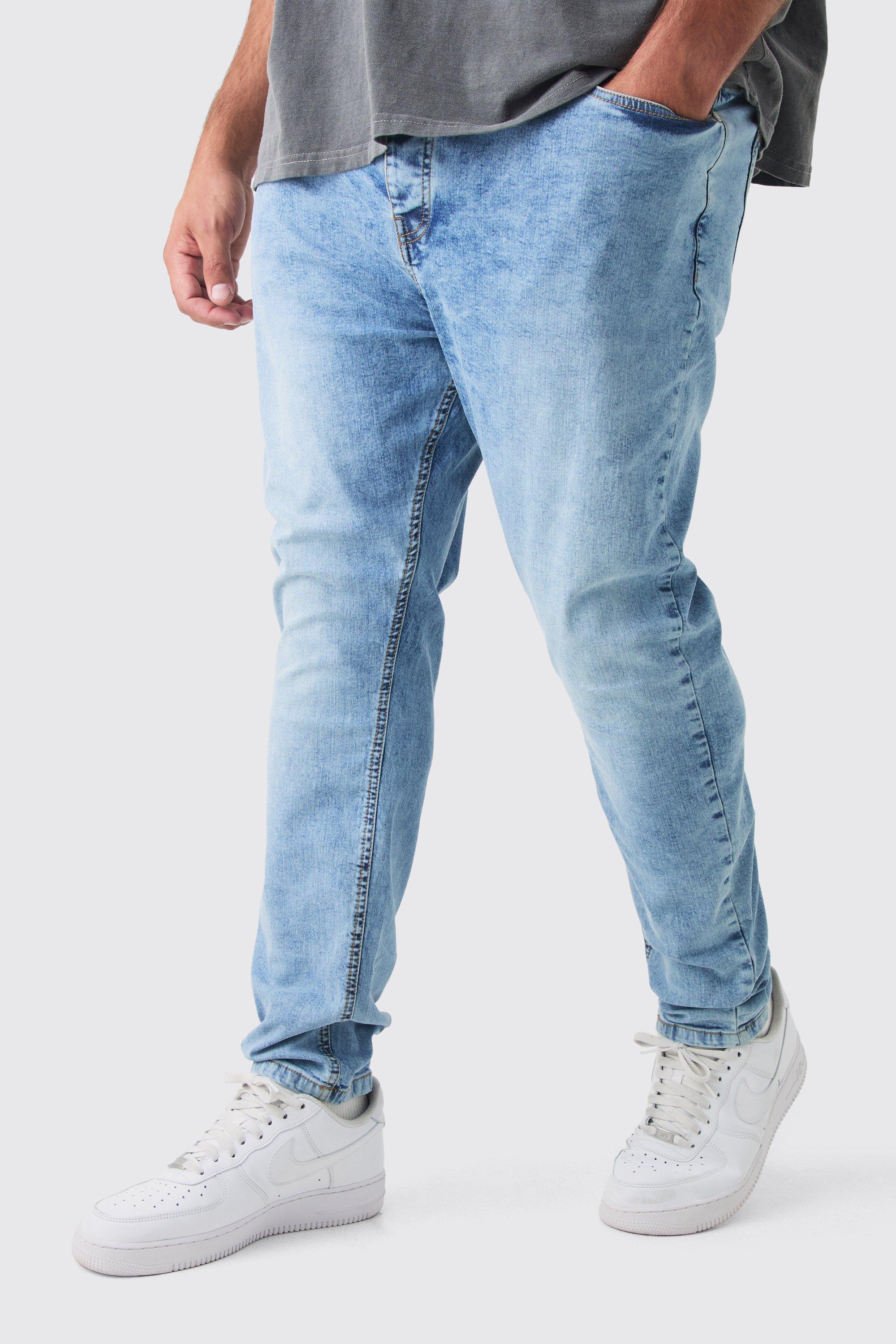 Plus Super Skinny Stretch Jean | boohooMAN USA Product Image