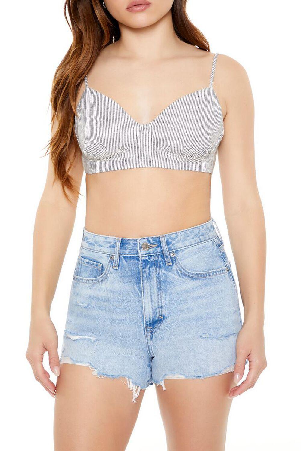 Striped Triangle Bralette | Forever 21 Product Image