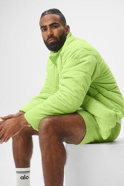 Corduroy Stage Puffer - Celery Product Image