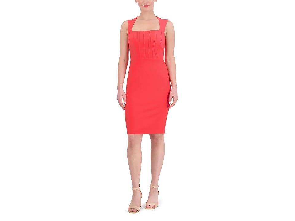 Vince Camuto Signature Stretch Crepe Body-Con Dress Product Image