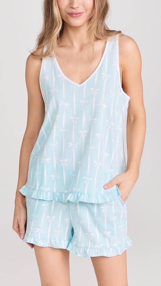 BedHead PJs Cotton Knit Tank Boxer Pj Set | Shopbop Product Image