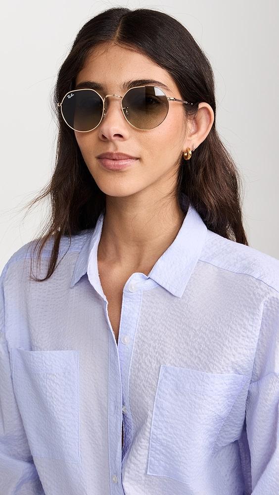 Ray-Ban RB3565 Round Sunglasses | Shopbop Product Image