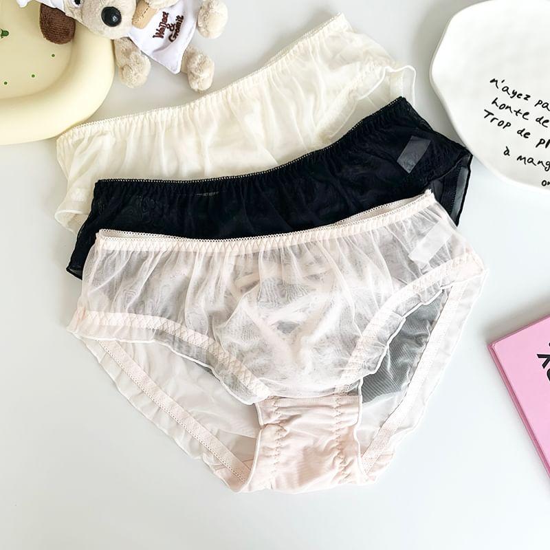 Lace Panel Panty Product Image