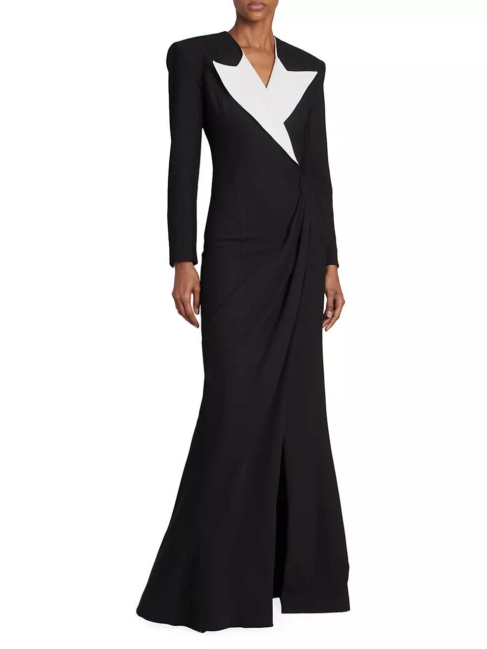 Two-Tone Tuxedo Gown Product Image