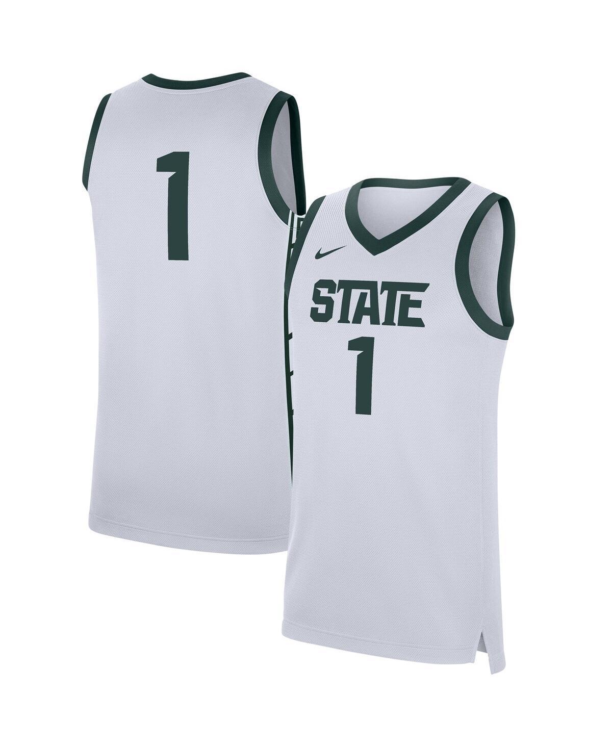 Mens Nike #1 Michigan State Spartans Replica Jersey Product Image