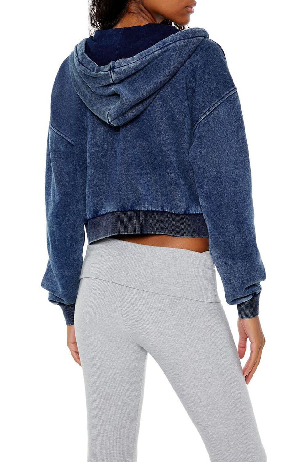 Mineral Wash Zip-Up Hoodie | Forever 21 Product Image