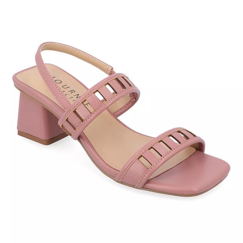 Journee Collection Ismay Womens Dress Sandals Med Pink Product Image