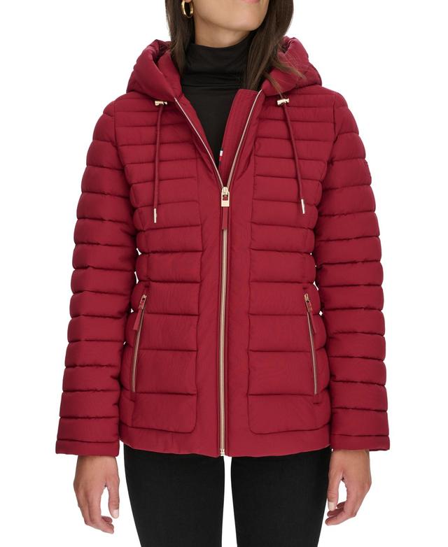 Tommy Hilfiger Womens Hooded Packable Puffer Coat Product Image