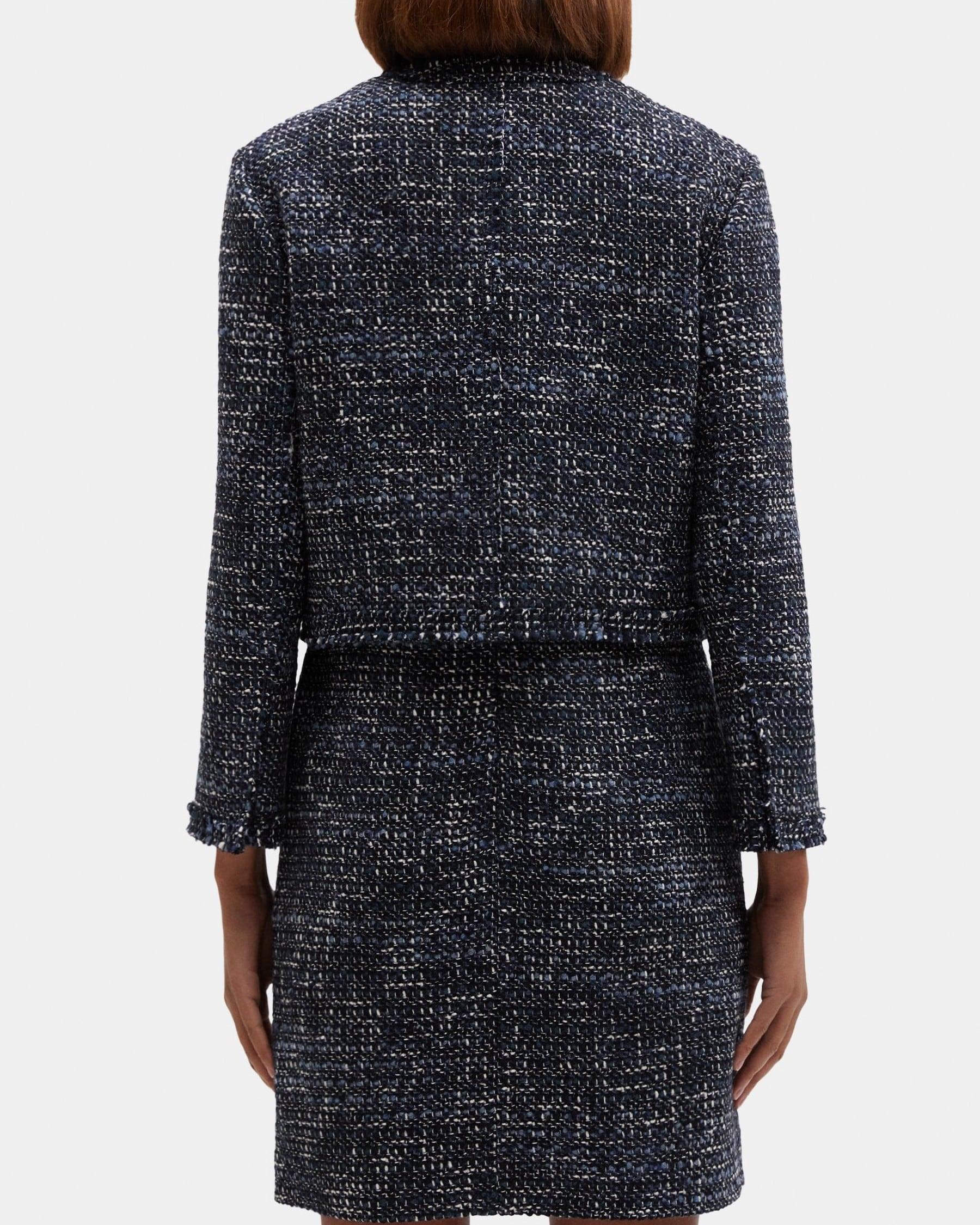 Cropped Jacket in Tweed Product Image