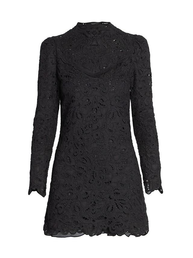 Womens Daphne Embroidered Minidress Product Image