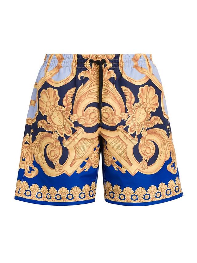 Mens Baroque Print Drawstring Swim Shorts Product Image