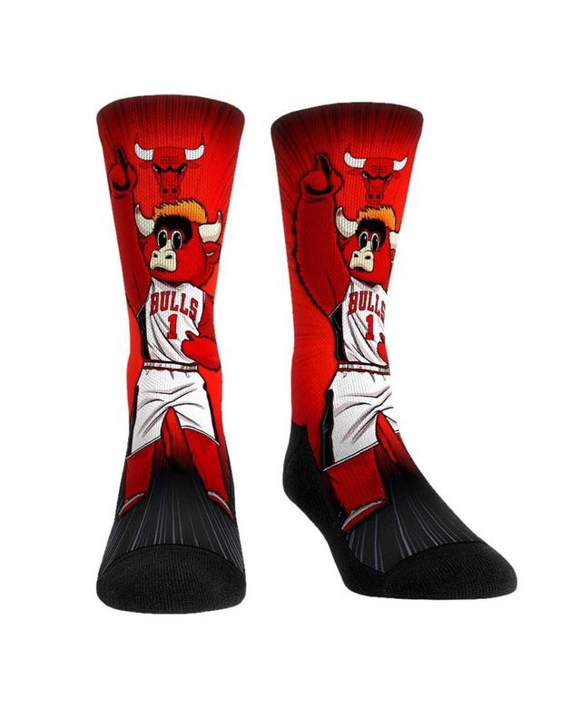 Rock Em Socks Chicago Bulls Mascot Pump Up Crew Socks, Mens Product Image