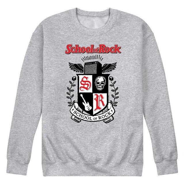 Mens School Of Rock Crest Fleece Sweatshirt Product Image