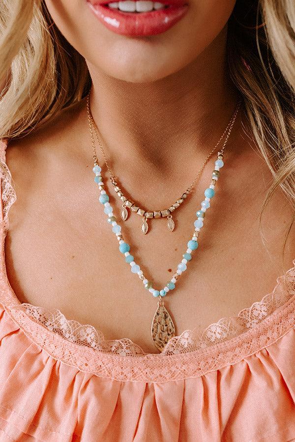 Cue The Coast Semi Precious Layered Necklace Product Image