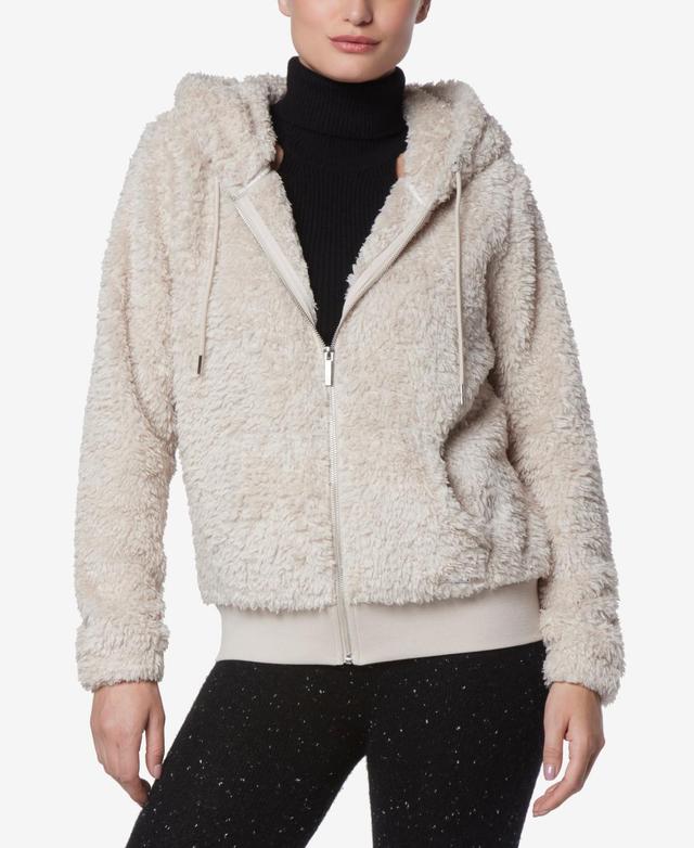 Marc New York Faux Fur Zip Up Hoodie Product Image