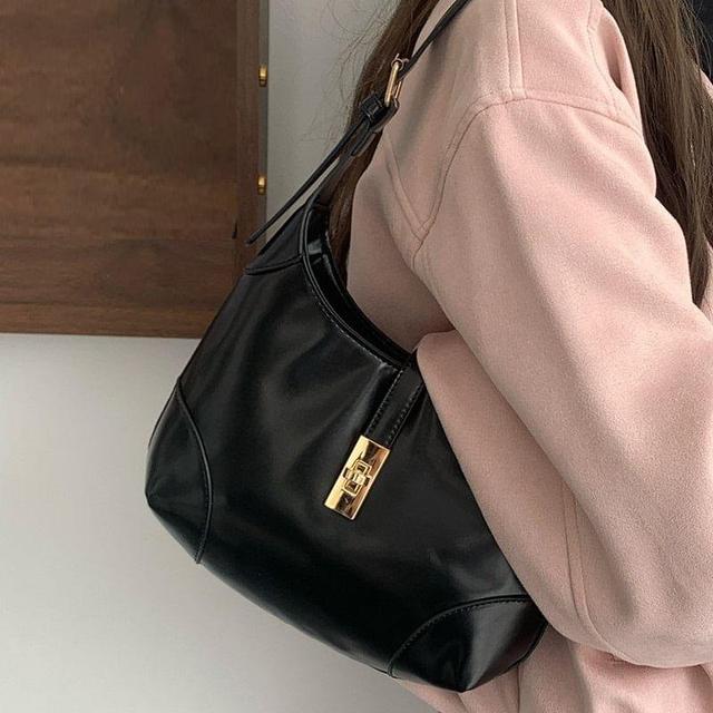 Faux Leather Shoulder Bag Product Image