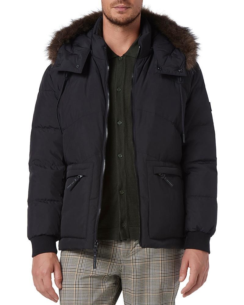 Andrew Marc Gramercy Hooded Faux Fur Coat Product Image