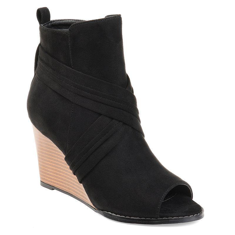 Journee Collection Sabeena Womens Wedge Ankle Boots Product Image