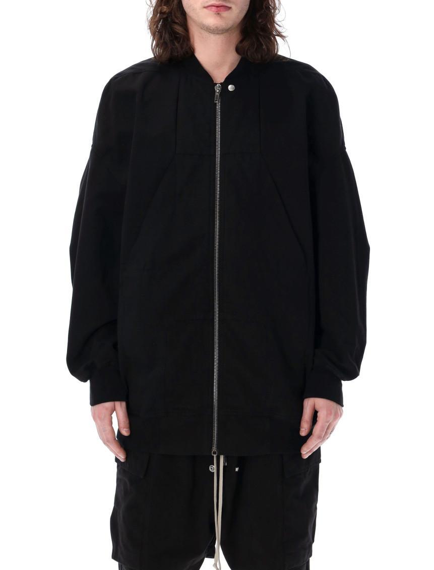 RICK OWENS Black Oversize Jacket Product Image