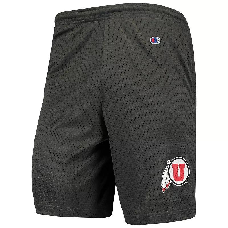 Mens Champion Charcoal Utah Utes College Mesh Shorts Product Image