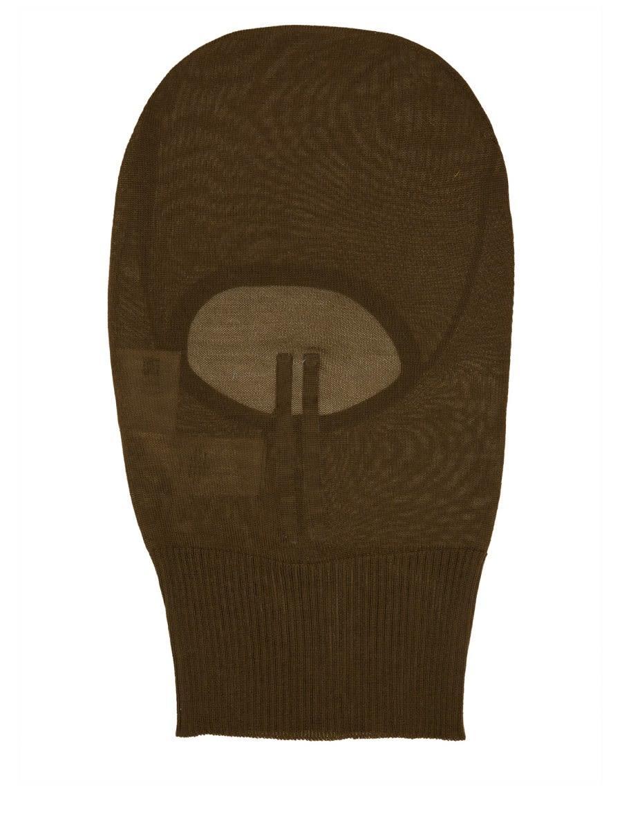 Knitted Balaclava In Brown Product Image