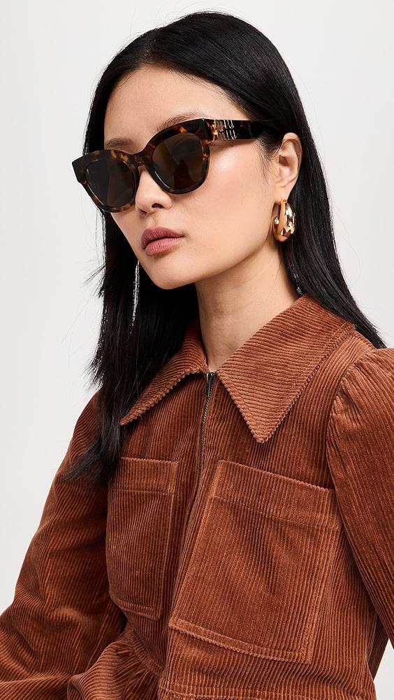 Miu Miu Glimpse Sunglasses | Shopbop Product Image