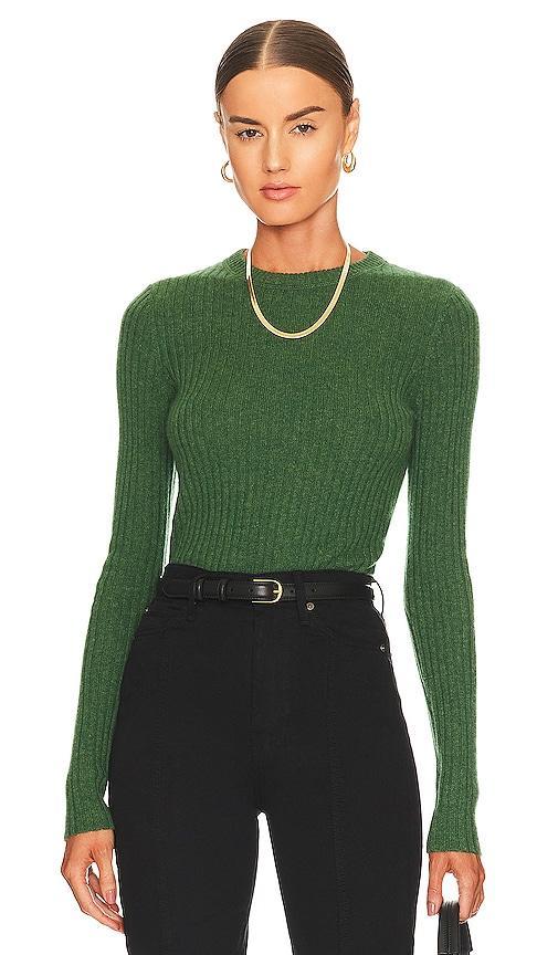 Autumn Cashmere Rib Crew Neck Top Size L, M, S, XL. Product Image