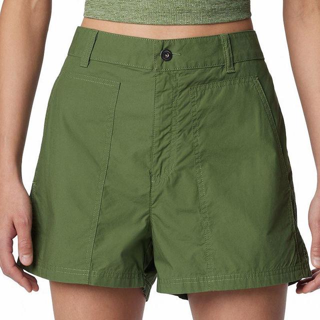 Womens Columbia Holly Hideaway High Waisted Washed Out Shorts Product Image