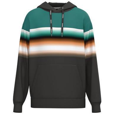 Hooey® Men's Ridge Turquoise/Brown Serape Hoodie Product Image